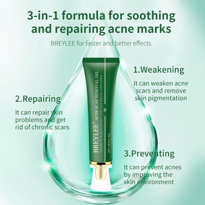 US Local Acne Scar Removal Gel Tea Tree Qu Dou Printing