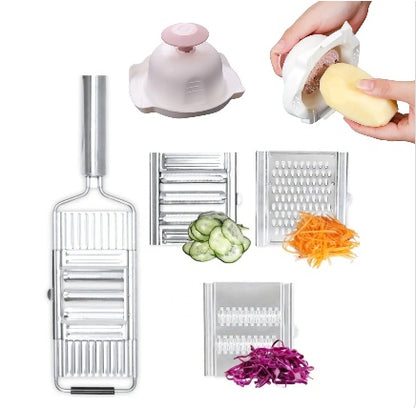 US Local Stainless Steel Grater, Vegetable And Fruit Slicer, Peeler