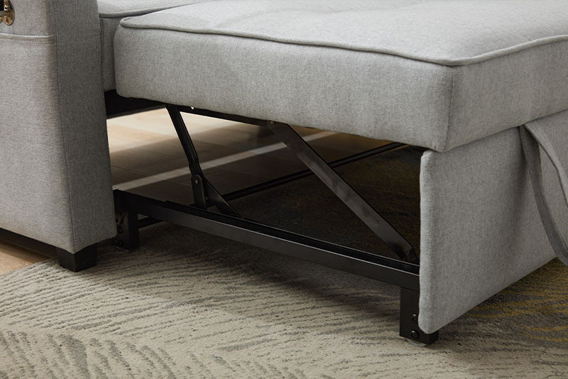 US Loccal Futon Chair Bed Convertible Chair 3-in-1 Pull Out Sleeper Chair Beds With USB Ports,Wear-resistant And Anti-scratch, Armchair Bed Sleeper For Living Room