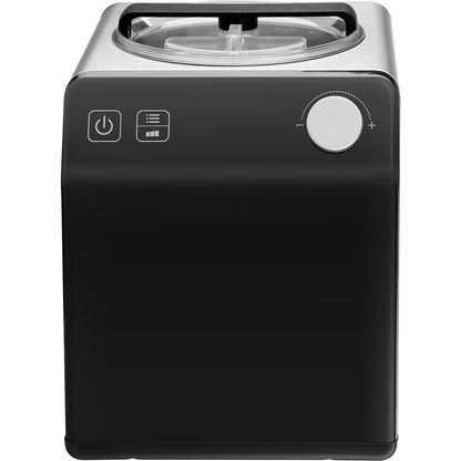 US Local Upright Automatic Ice Cream Maker With Built-in Compressor, 2 Quart No Pre-freezing Fruit Yogurt Machine, Stainless Steel Electric Sorbet Maker, 4 Modes Gelato Maker With Digital Display  Timer