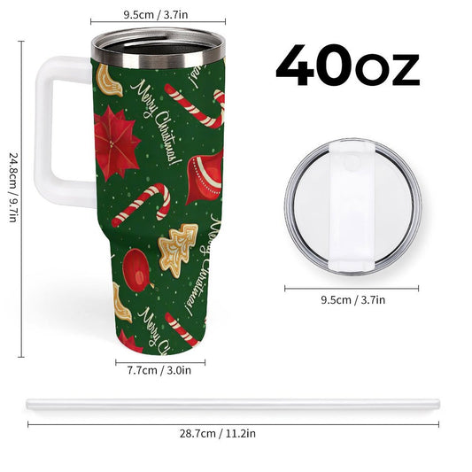 PHDT00175 POD US Local Tumbler 40 oz Large Capacity Car Cup Christmas
