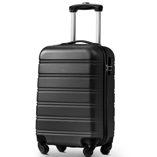 UK Local SET OF 3 ABS Hard Shell Travel Trolley Suitcase 4 Wheel Luggage Set Hand Luggage, 20,24,28 Inch