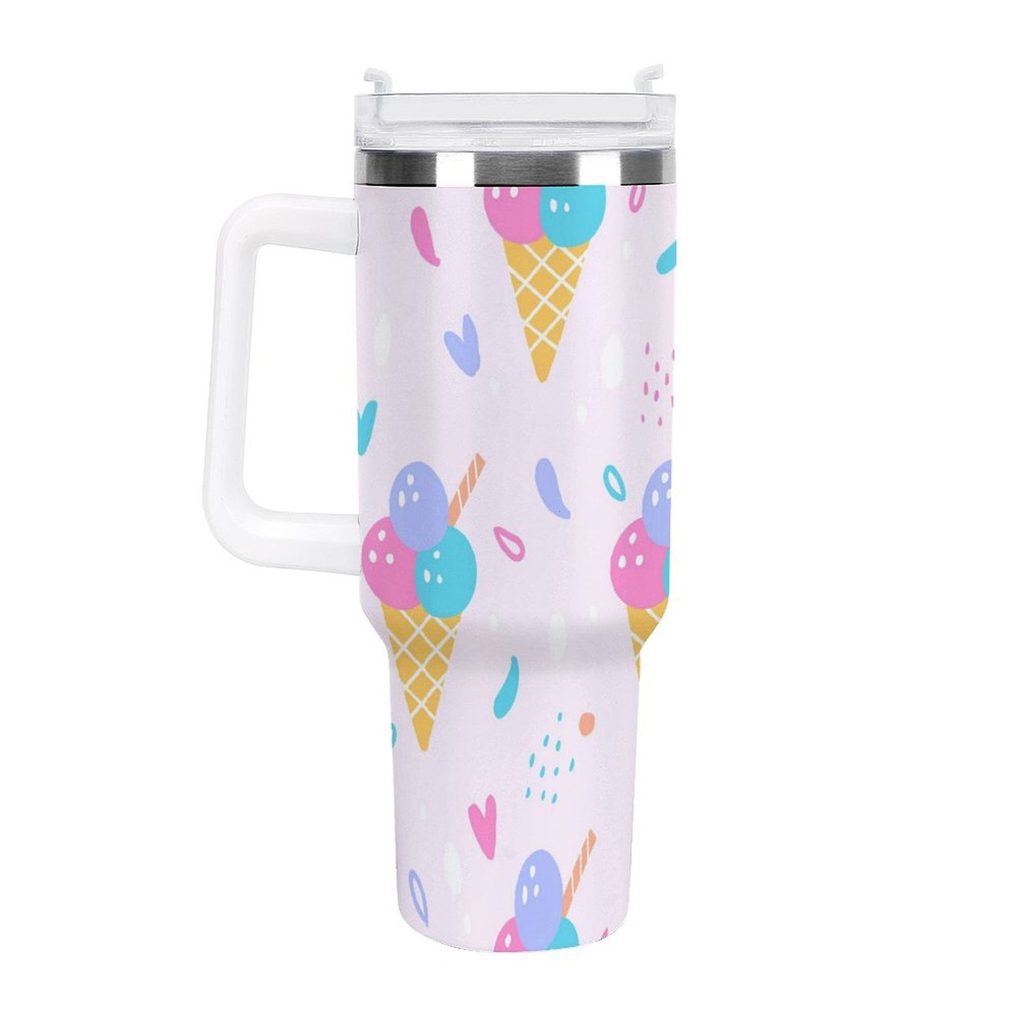 PHDT00433 POD US Local Tumbler 40 oz Large Capacity Car Cup Plaid, Cat