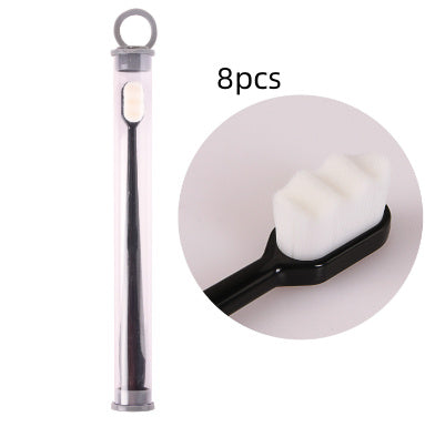 US Local Ultra-fine Toothbrush Super Soft Bristle Deep Cleaning Brush Portable For Oral Care Tools Teeth Care Oral Cleaning Travel