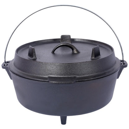 US Local Outdoor Camping Deep Pot For Camping Fireplace Cooking Barbecue Baking Campfire