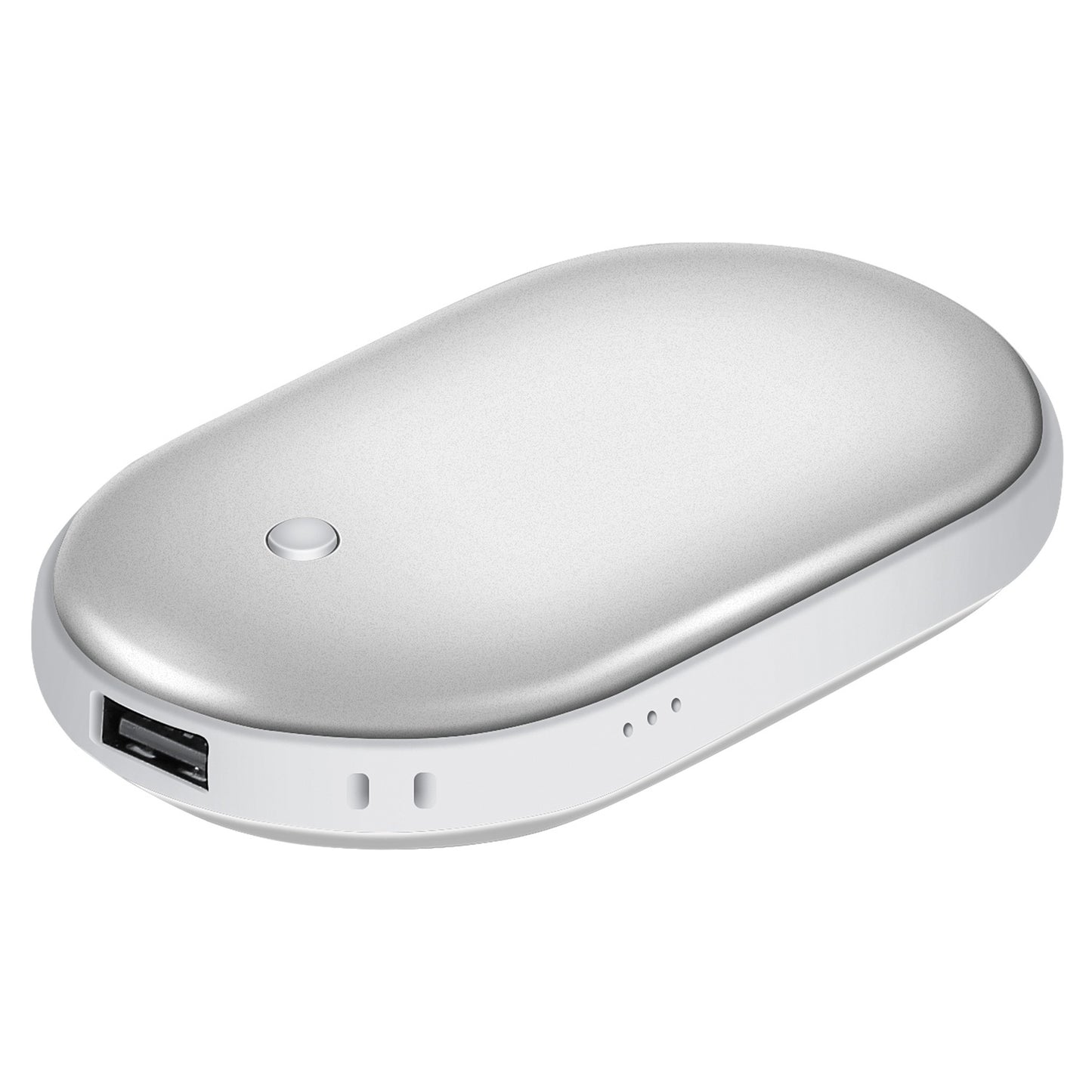 US Local 1Pc Portable Hand Warmer 5000mAh Power Bank Rechargeable Pocket Warmer Double-Sided Heating Handwarmer