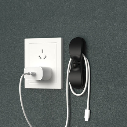 Wire Cable Organizer Plug Retainer Management Clip Adhesive Power Cord Winder Home Kitchen Appliances Durable Winder