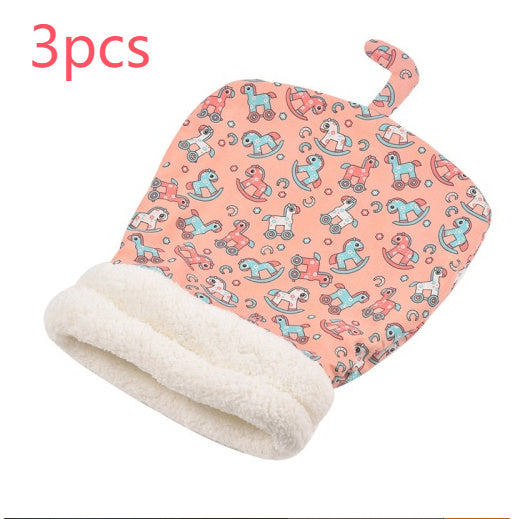 Lambswool Thickened Pocketable New Winter Linen Sleeping Bag Cat Nest