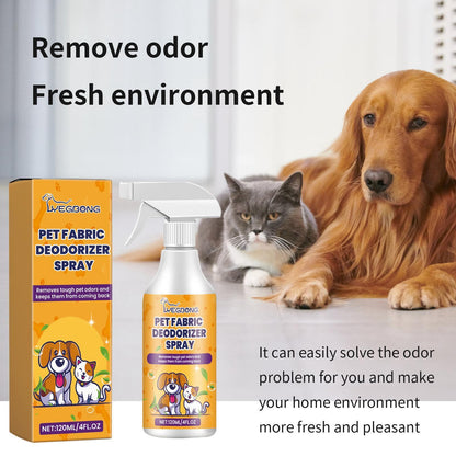 US Local Yebang Pet Fabric Deodorizer Spray Air Clean Pet Odor Indoor Long-lasting Air Freshener Deodorizer