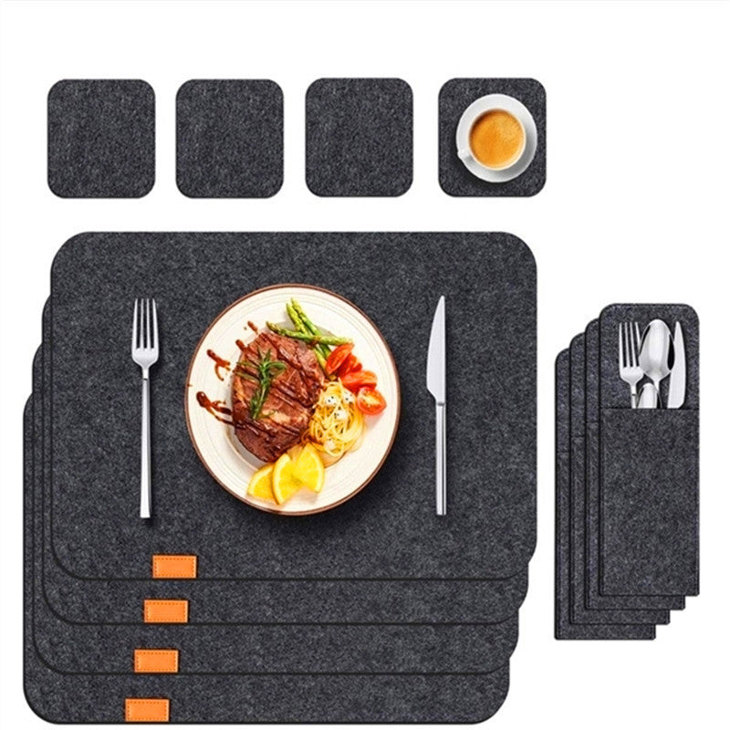 Home Guest Multi-person Felt Placemat Suit