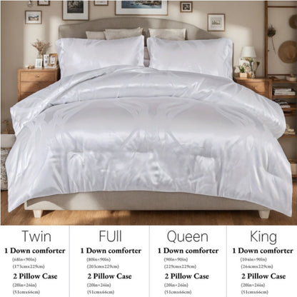 US Local 1 PC Luxury Satin Microfiber Bedding Set