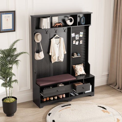 US Local Storage Rack Suitable For Corridors Living Rooms Black