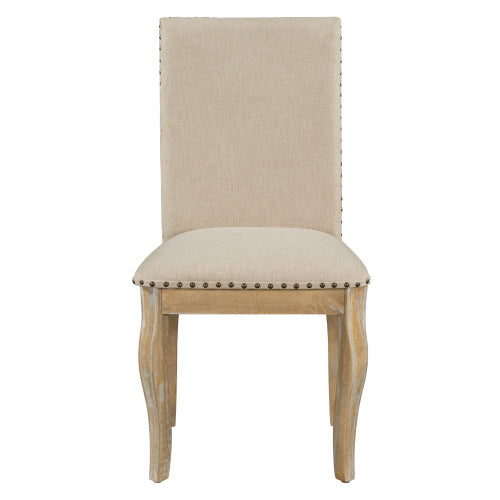 US Local 4 Wooden Cushioned Dining Chairs