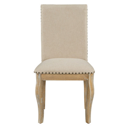 US Local 4 Wooden Cushioned Dining Chairs