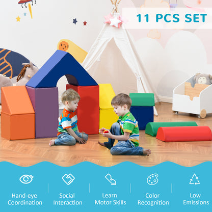 US Local 11-Piece Kids Crawl and Climb Activity Play Set for Climbing