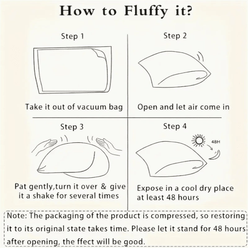 US Local Cooling Breathable Tofu Pillows 1 PACK