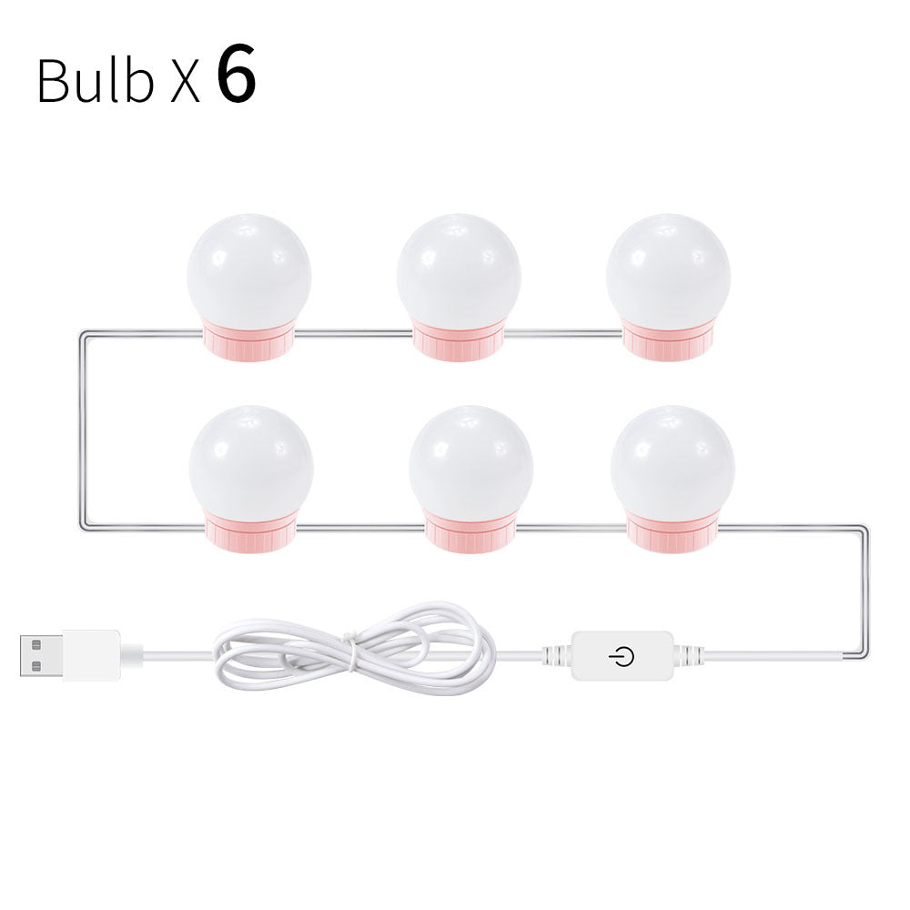 US Local USB Touch Switch LED Mirror Light Bulb