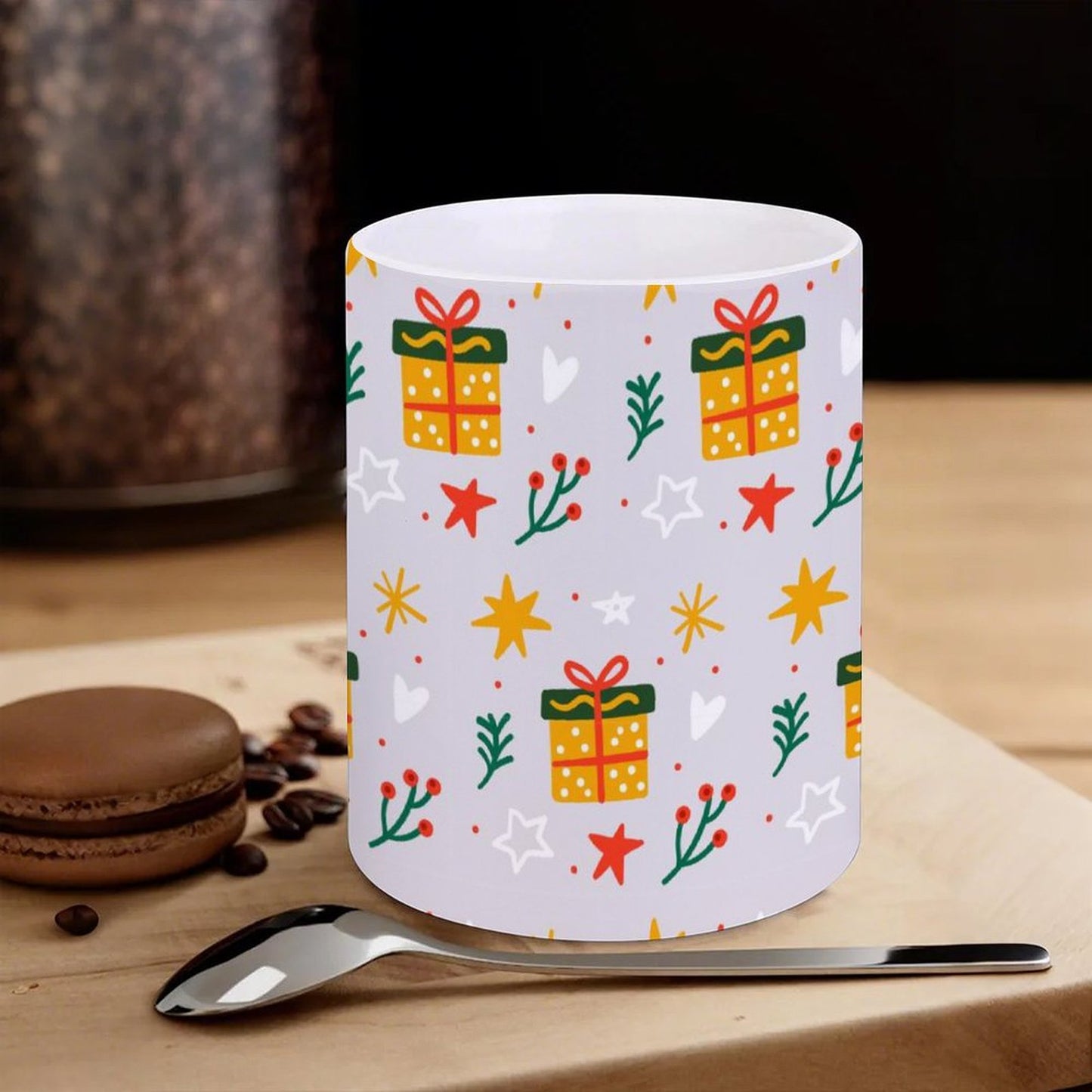 POD US Local White mug with full print, Christmas, Gifts 0020