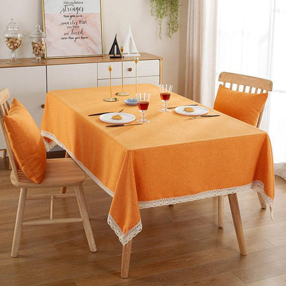 Tablecloth Linen Lace Tablecloth Suitable For Rectangular Dining Table