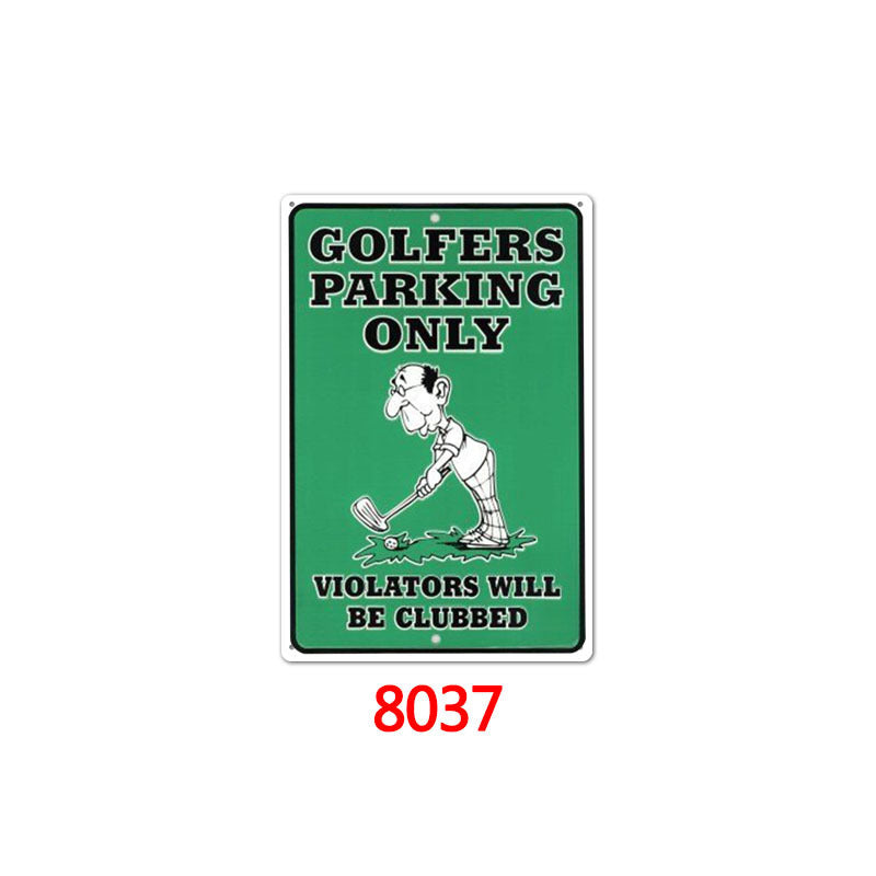 US Local Tin Painting Bar Clothing Store Home Wall Decoration