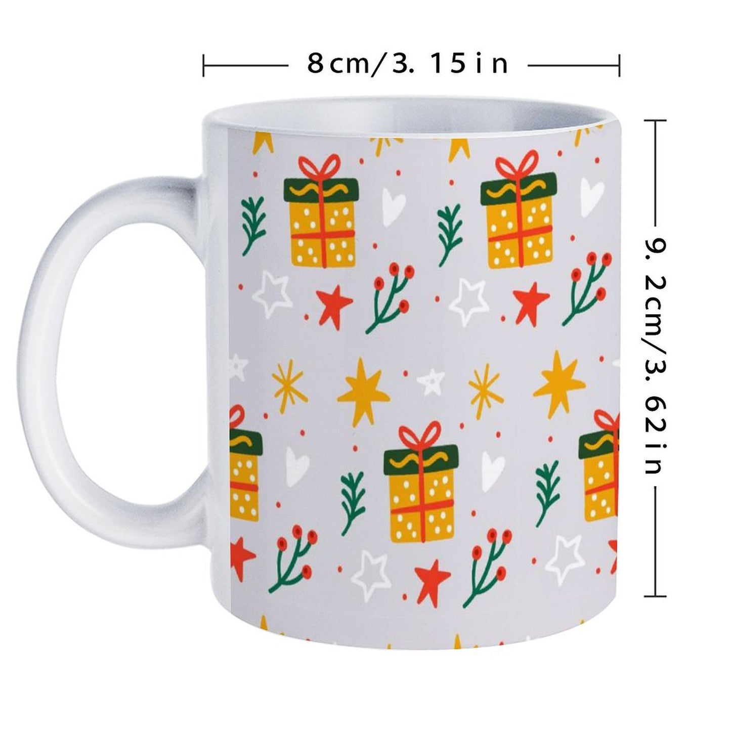 POD US Local White mug with full print, Christmas, Gifts 0020