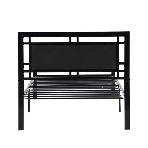US Local Twin Size Metal Bed Sturdy System Metal Bed Frame ,Modern Style And Comfort To Any Bedroom