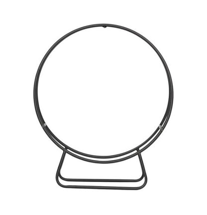 US Local 24 Inch Round Indoor Outdoor Wrought Iron Fireplace Wood Stand