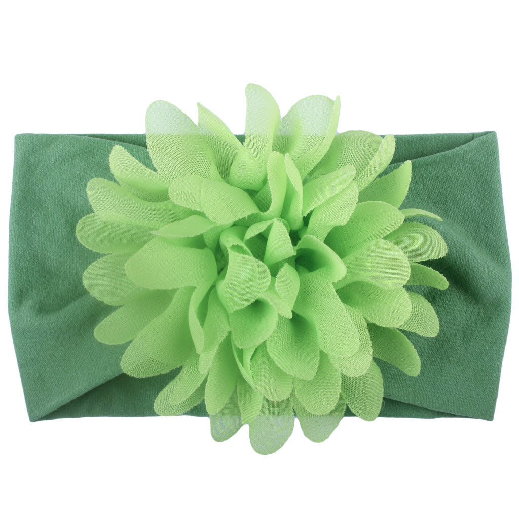 US Local Creative Chiffon Flower Headband Baby Hair Accessories Cute Princess Headband