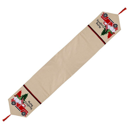 Christmas Decorations Forest Car Table Runner Dining Table