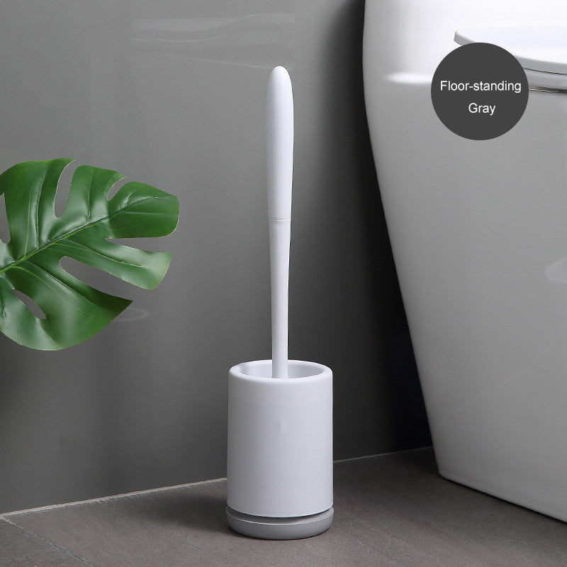 US Local Non-stick Hair Soft Plastic Brush Head Toilet