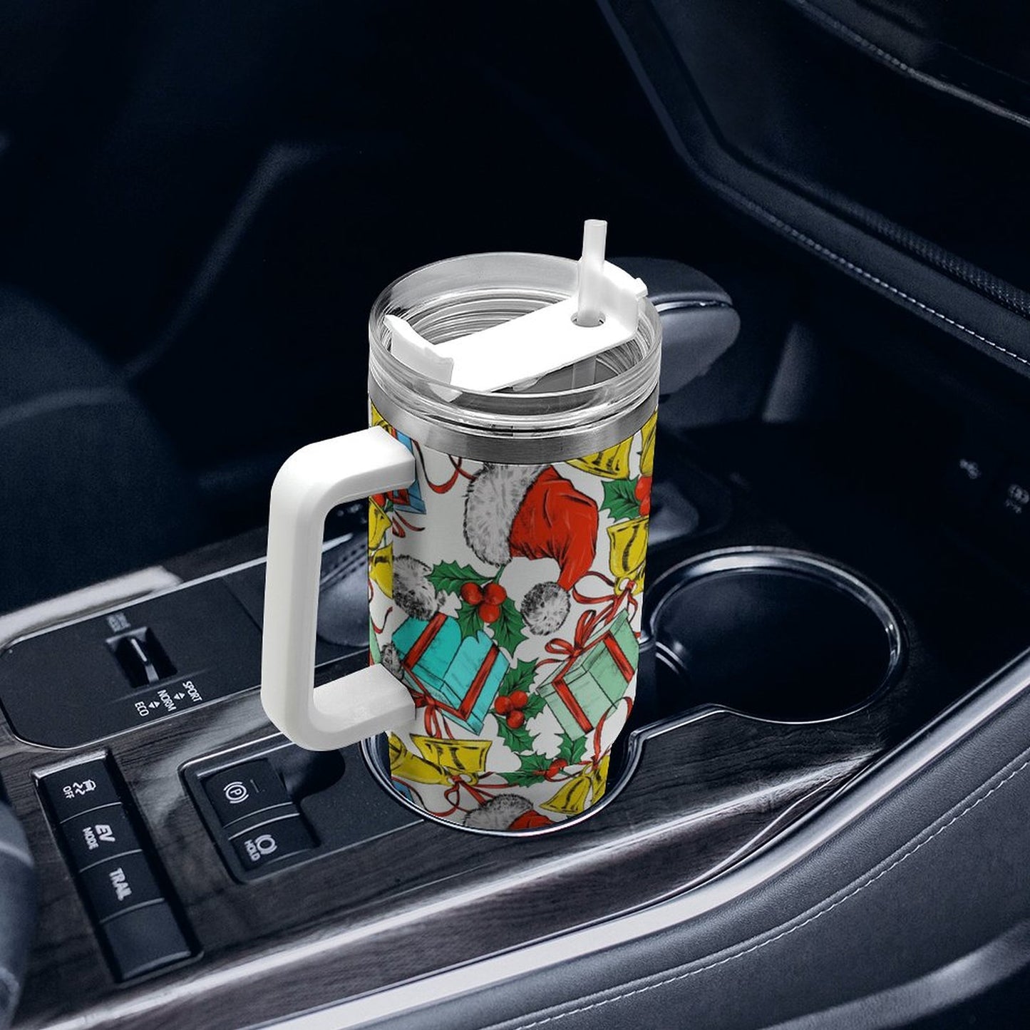 PHDT00016 POD US Local Tumbler 40 oz Large Capacity Car Cup Christmas, Santa