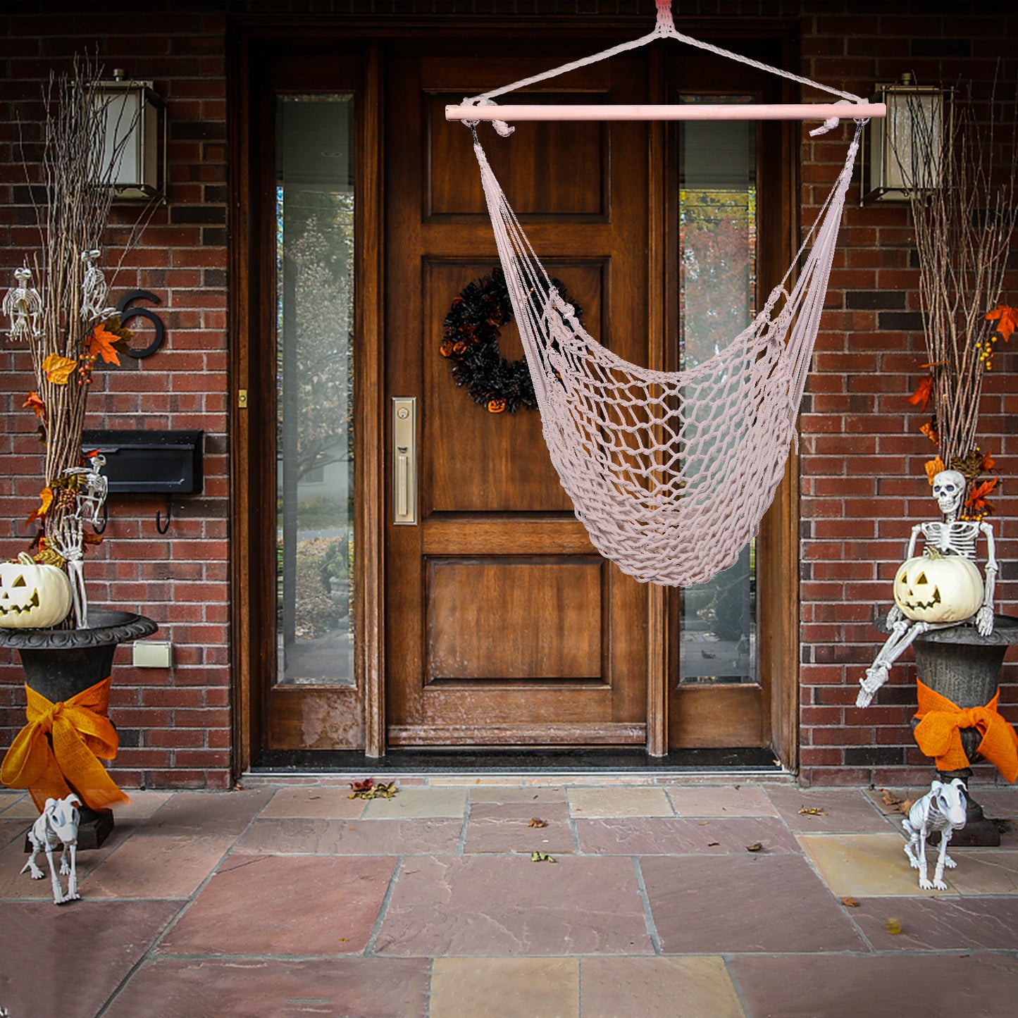 US Local Cotton Rope Hanging Chair