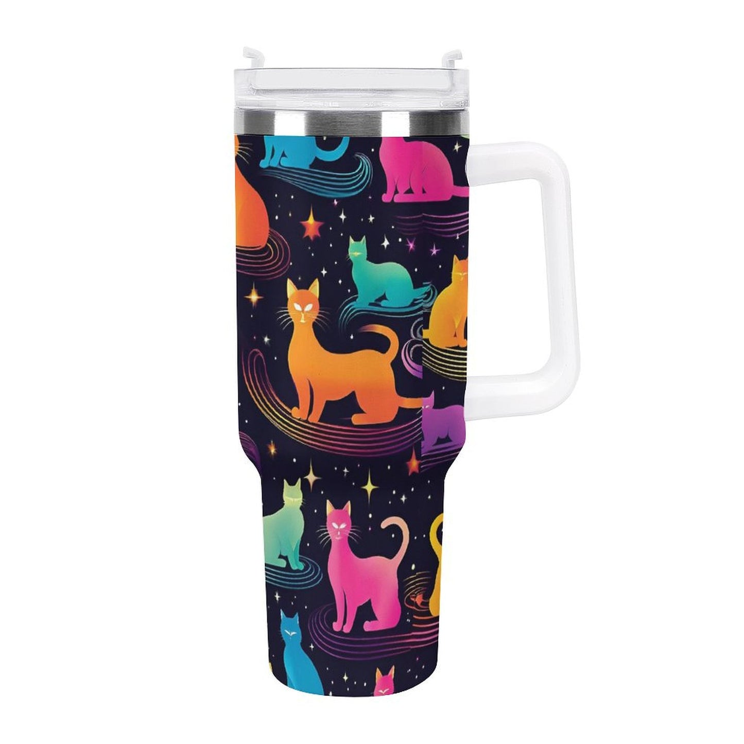 PHDT00203 POD US Local Tumbler 40 oz Large Capacity Car Cup Cat