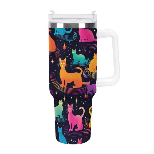 PHDT00203 POD US Local Tumbler 40 oz Large Capacity Car Cup Cat