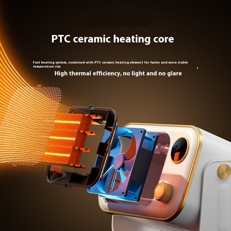 Table Stand Warm Air Blower Desktop Small High-power Heater