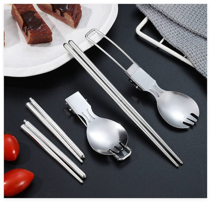 Stainless Steel Cutlery With Linen Bag