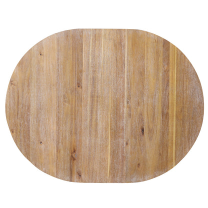 US Local Modern Dining Table Set For 4 - Round Table & 4 Chairs, 5 Piece Kitchen Set