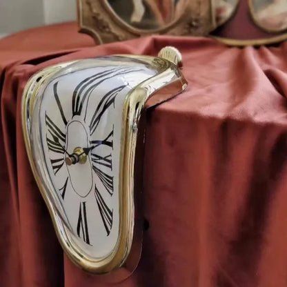 US Local DALI Table Clock Melting Clock Wall Clock Table Decoration Holiday Christmas Gifts