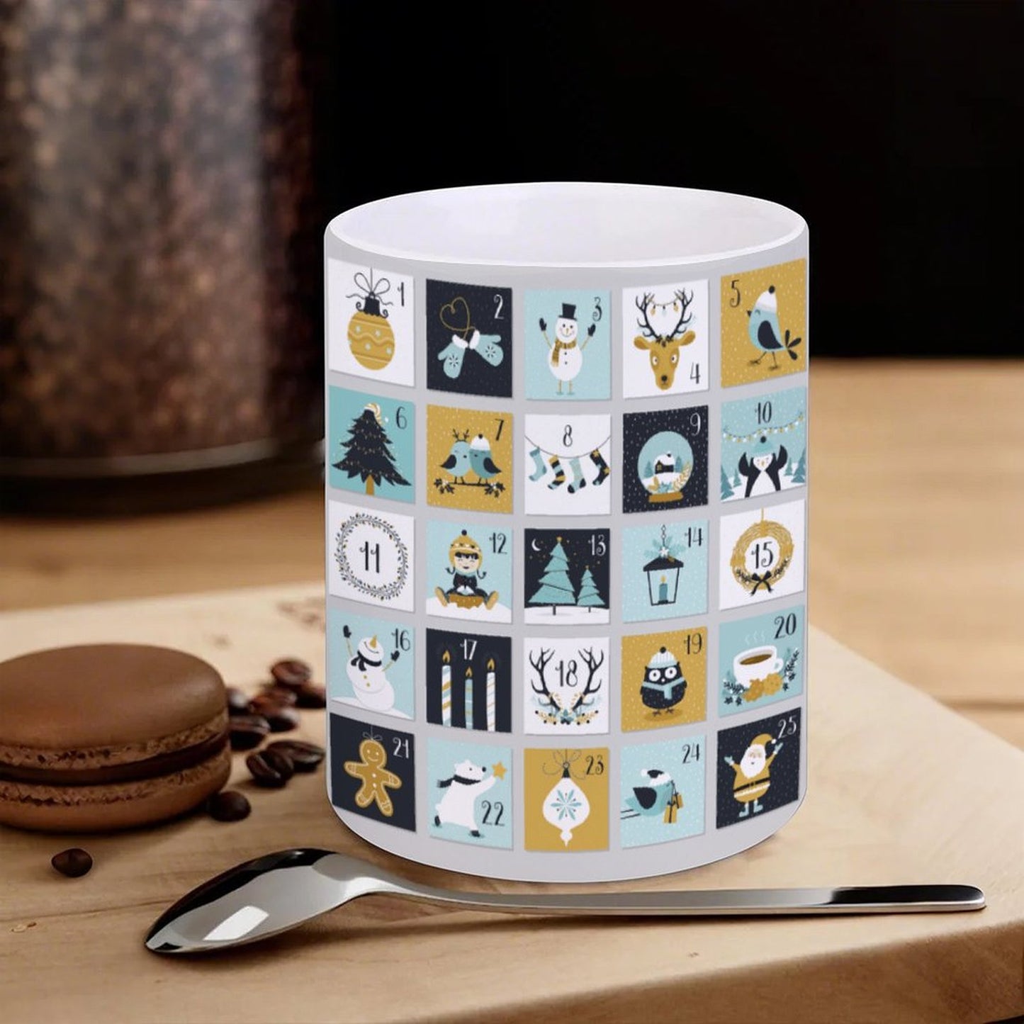 POD US Local White mug with full print, Christmas 0032