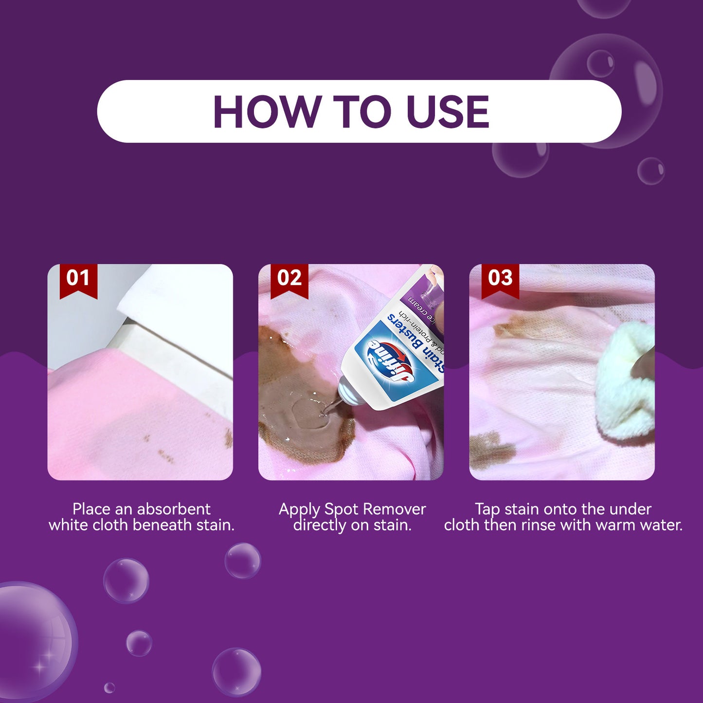 US Local JIFFINE Blood Stains Protein Buster