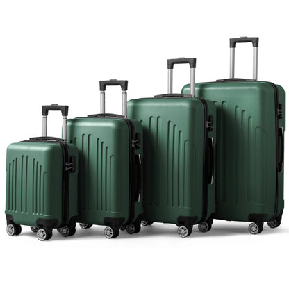 US Local Vertical Stripe Four In One Suitcase