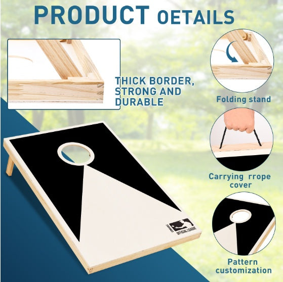 US Local Solid Wood Premium Cornhole Set