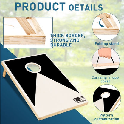 US Local Solid Wood Premium Cornhole Set