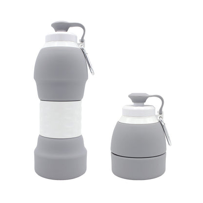 US Local Silicone folding water bottle