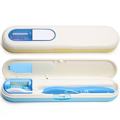 Toothbrush disinfecting box