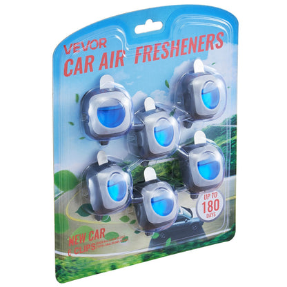 US Local Car Air Freshener 6-Pack New Car Scent Vent Clip 4ml Each Vent Air Fresheners