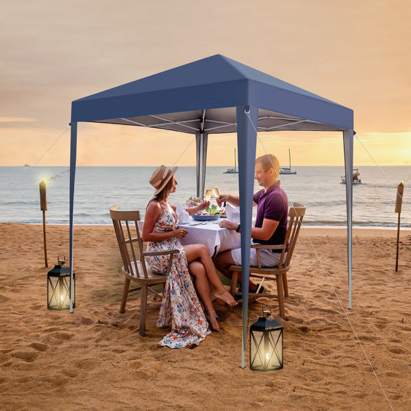 US Local Blue Non Enclosed Folding Shed