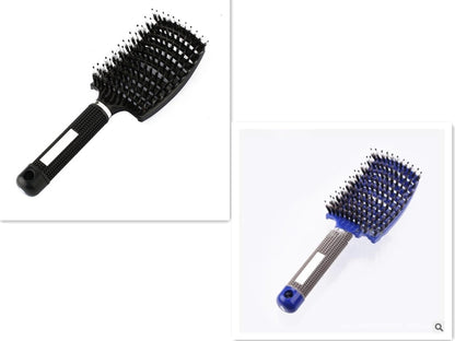 US Local Hairbrush Anti Klit Brushy Haarborstel Women Detangler Hair Brush Bristle Nylon Scalp Massage  Teaser Hair Brush Comb