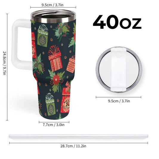 PHDT00009 POD US Local Tumbler 40 oz Large Capacity Car Cup Christmas