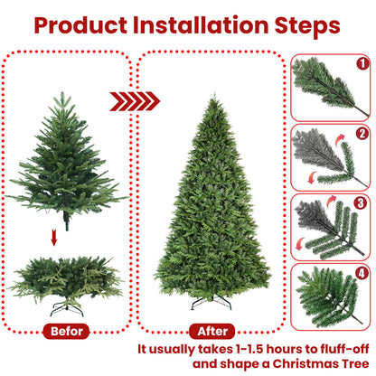 US Local PVC Christmas Tree, Christmas Decorations, Green